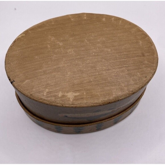 Vintage Nesting Oval  2 Trinket Boxes Cabin Man Cave Outdoors Small Fish Inside - Picture 11 of 16